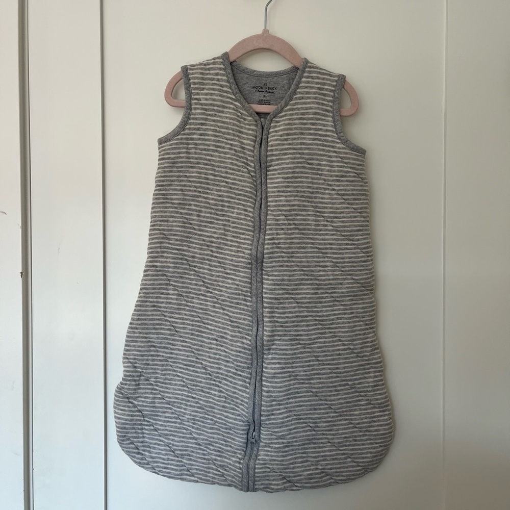 Hanna Andersson Gray Striped Sleep Sack